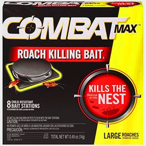 Dial® Combat Source Kill, Regular Bait, Large Roach, Open, 8/pk