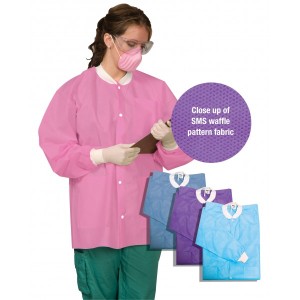 Medicom Safewear™ High Performance Lab Coat, Tropical Teal, X-Large