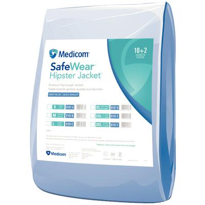 Medicom Safewear™ Form-Fit Isolation Gown, Bright Blue, X-Large