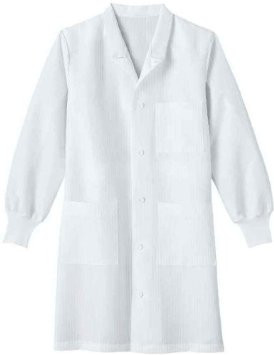 Dukal Fluid Resistant Lab Coat, XX-Large, Full Length, Anti-Static, No Pockets, White