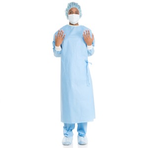 Halyard Ultra Fabric-Reinforced Surgical Gown (Meets NFPA Industry Standard), Large, Non-Sterile