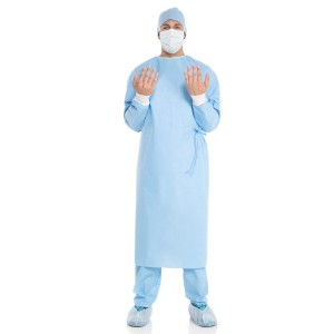 Halyard Ultra Fabric-Reinforced Surgical Gown, XX-Large, Non-Sterile, Book Fold