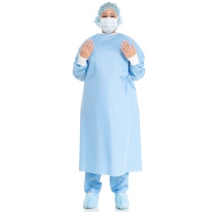 Halyard Basics Non-Refinforced Surgical Gown, X-Large, Non-Sterile
