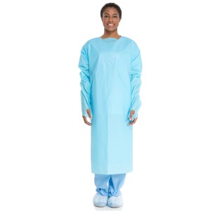 Halyard Impervious Comfort Gown, Blue, XL