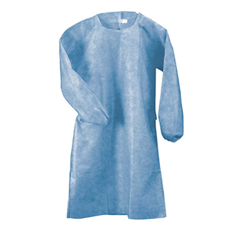 Medegen Isolation Gown with Thumb Loop, Blue