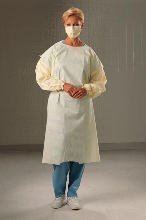 Halyard Valueselect™ Cover Gown, Yellow, X-Large