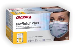 Crosstex Isofluid® Plus Earloop Mask, Latex Free (LF), Kaleidoscope