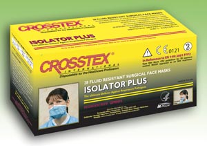 Crosstex Isolator® Plus N95 Particulate Respirator, Blue/ White
