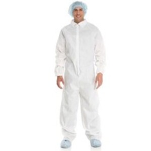 Halyard Extra Protective Coverall, Elastic Wrist & Cuff, White, XX-Large