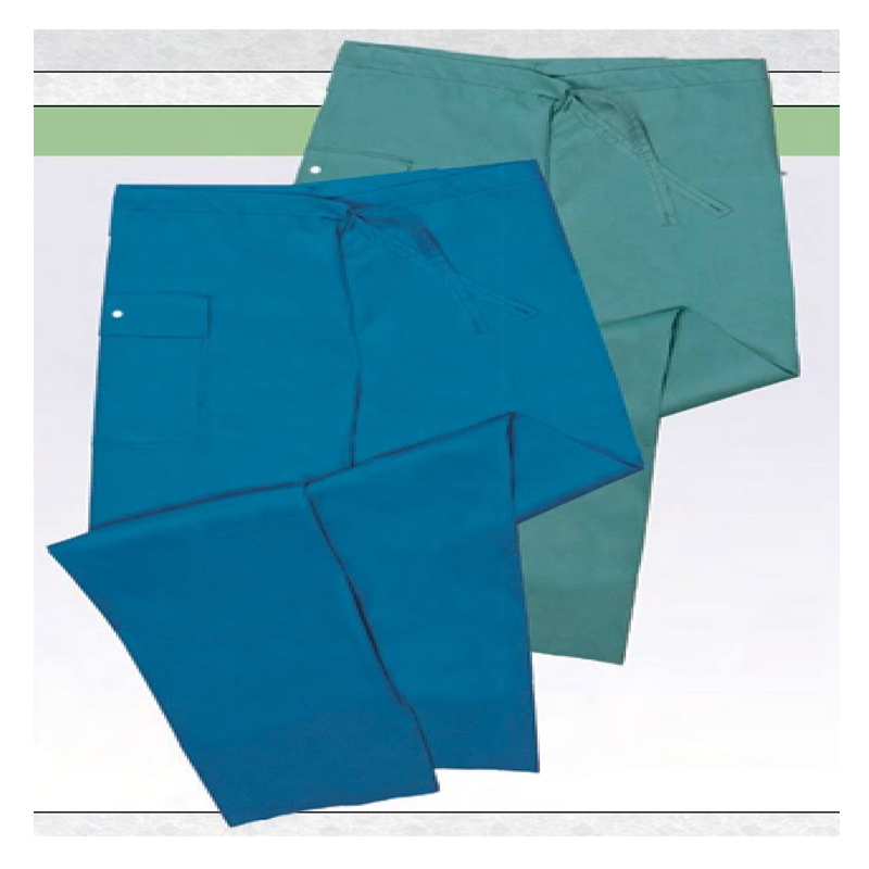 Molnlycke Barrier® Wearing Apparel - Scrub Draw String Pants, Medium, Blue