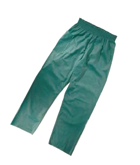 Molnlycke Barrier® Woman's Elastic Waist Pants, Slate Green, Large