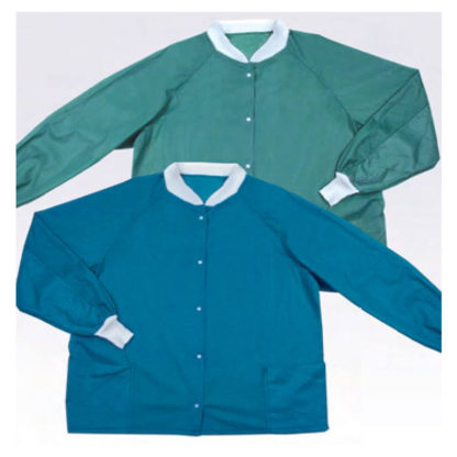 Molnlycke Barrier® Warm-Up Jacket, Large, Slate Green