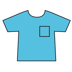 Halyard Scrub Shirt, Blue, Large