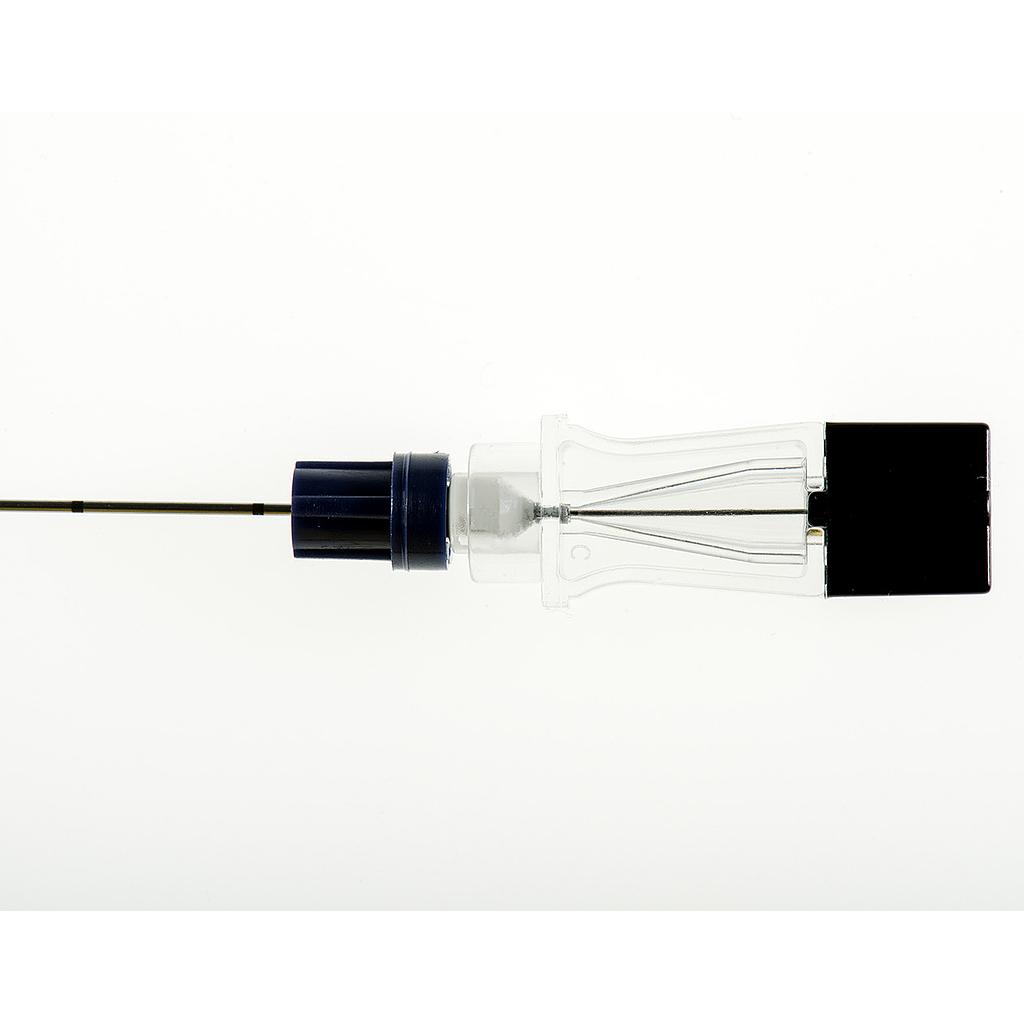 Myco Reli® Chiba Spinal Needles/Metric Marks, Echogenic w/ Depth Stopper, 22Gx7", Black, Ste