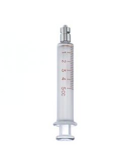 Halyard Syringes/Glass Syringe, LOR, 5mL, Luer Lok, Sterile