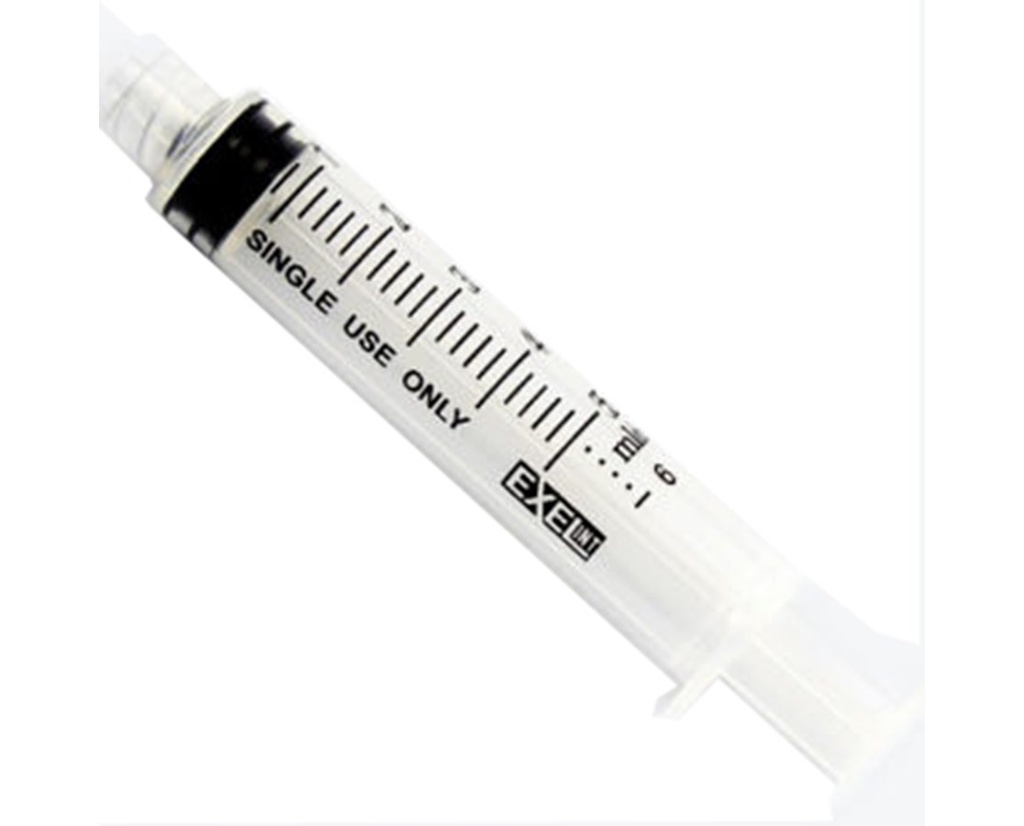 Exel Luer Slip Syringes/Syringe Only, 5-6cc, Non-Sterile, Bulk
