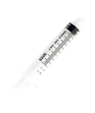 Exel Luer Lock Syringes/10-12cc, Non-Sterile, Bulk