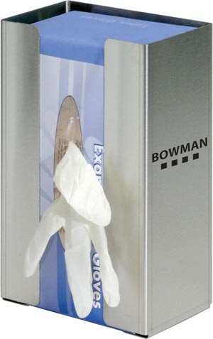 Bowman Stainless Steel Large Capacity Glove Dispenser