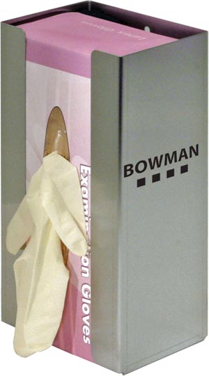 Bowman Stainless Steel Glove Dispenser