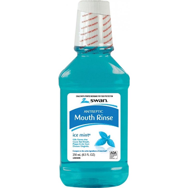 Cumberland Swan® Blue Mint Mouthwash, 250mL