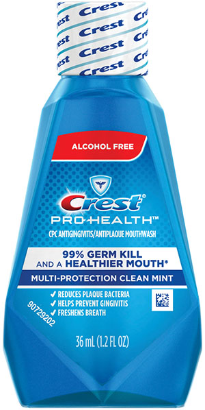 Crest® Pro Health Rinse, Clean Mint, 36mL