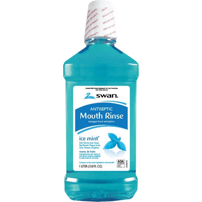 Cumberland Swan® Blue Mint Mouthwash, 1.0 Liter