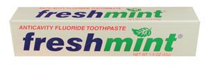 New World Imports Freshmint® Anticavity Fluoride Toothpaste, 1.5 oz, Individually Boxed