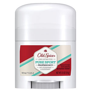 Old Spice High Endurance Deodorant, AP/DO Pure Sport, Trial Size, 0.5 oz