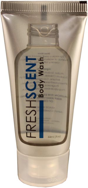 New World Imports Freshscent™ Liquid Body Wash, 1 oz Tube, Bulk