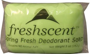 New World Imports Freshscent™ Soaps, Spring Fresh Deodorant Scent, 5 oz Bar