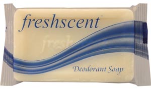 New World Imports Freshscent™ Deodorant Soap, #3/4, Individually Wrapped, 100/bx