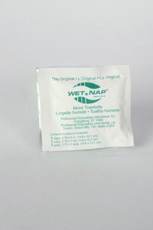 PDI We Nap® Moist Towelette, Polybagged, 100/bg