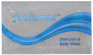 New World Imports Freshscent™ Shampoo & Body Wash Packet, 0.34 oz