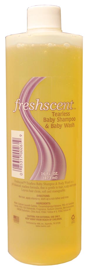 New World Imports Freshscent™ Tearless Baby Shampoo & Body Wash, 16 oz