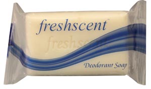 New World Imports Freshscent™ Deodorant Soap, 3 oz, Individually Wrapped, Bulk
