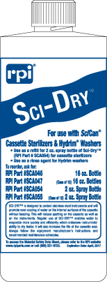 RPI Sci-Dry Sterilizer Cleaner
