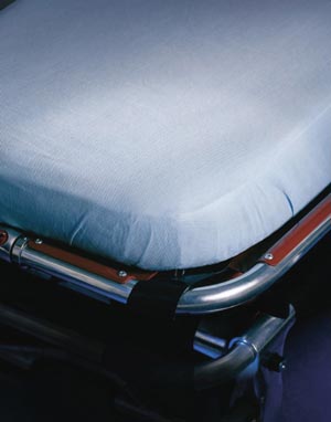 Graham Medical Premium Stretcher Sheets/SnugFit® Standard Fitted, Non-Woven, 30" x 84"