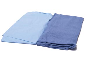 Dukal Operating Room (O.R.) Towels, Non-Sterile, Blue, 100/cs