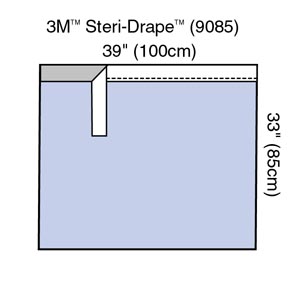 3M™ Surgical Steri-Drape™ Adhesive Towel Drape, 39" x 33"