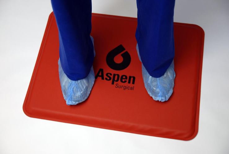 Aspen Anti-Fatigue Floor Mats, 13" x 15", Non-Sterile, 5/bx