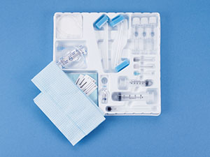 Busse Myelogram Tray, Sterile, 22G x 3½" Spinal Needle, Clear Hub use with water soluble contras