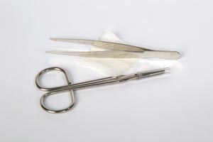 Medical Action Gent-L-Kare® Sterile Sut. Remvl Kits: WF Littauer Scissors, Mtl Forceps, 2"x2" Ga