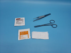 Busse Suture Removal Kits, 1 Littauer Scissors instead of Iris Scissors, Sterile
