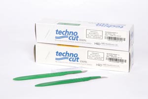 Myco Technocut Disposable Scalpels, Size 21 Stainless Steel