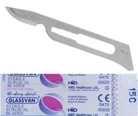 Myco General Surgery Surgery Blade, Size 15C, Stainless Steel
