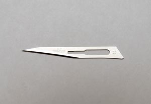 Aspen Bard-Parker® Safetylock™ Carbon Steel Blades With Rib-Back™ Design, #23, 50/bx
