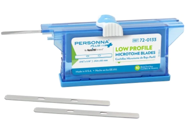 Accutec Personna Plus® Disposable Microtome Blades, Low Profile, .010", 10/dp
