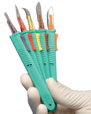 Myco Disposable Safety Scalpels Techno-Cut Plus & #15 Blade