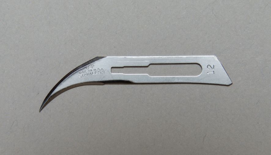Aspen Bard-Parker® Special Surgeon's Periodontal Blade, Size 12B, 50/bx, 3 bx/cs