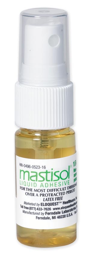 Ferndale Mastisol® Medical Adhesive with Spray Pump, 15mL